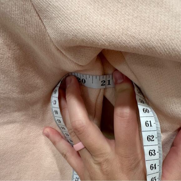 Citizens of Humanity Pink Puff Sleeve Cotton Sweatshirt Medium - Picture 8 of 15